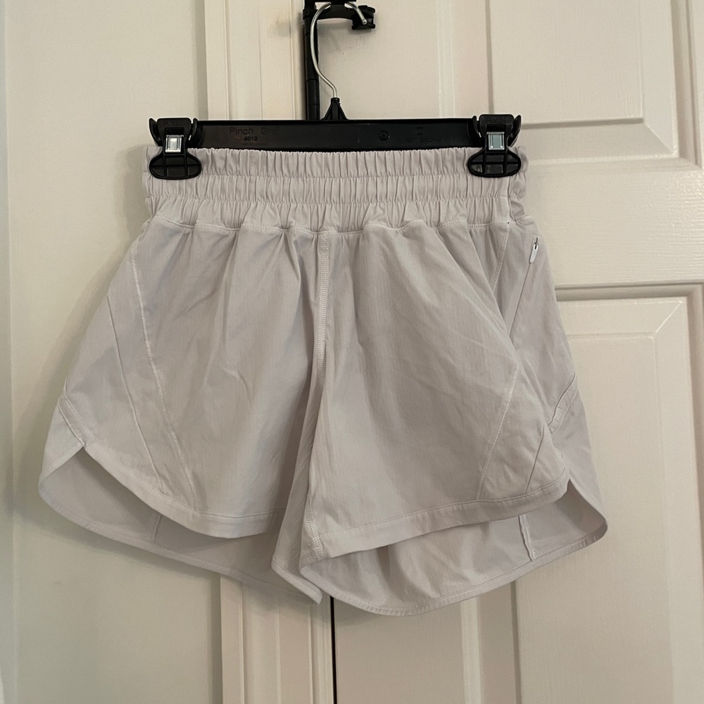 lululemon white speed up short